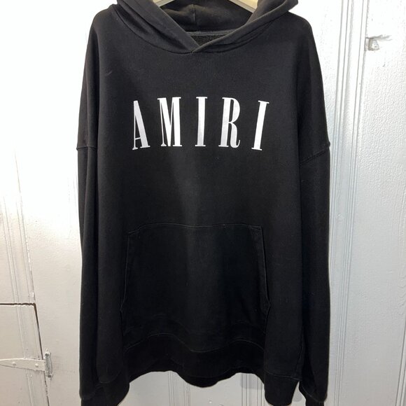AMIRI CORE Black Sweatshirt Hoodie YSL Saint-Laurent Gucci Vuitton Supreme FOG L - Picture 3 of 7